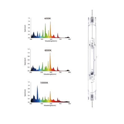 China Modern Art Unique Short Time Metal Halide 1000W Watt Lamp Grow Light Lamps Metal Hailde Bulb For Grow Light Using for sale