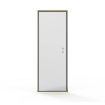 China Modern High Quality Fashion Style No Package Border Rectangular Fog Free Wall Mounted Smart Bathroom Full Body Led Smart Mirror for sale