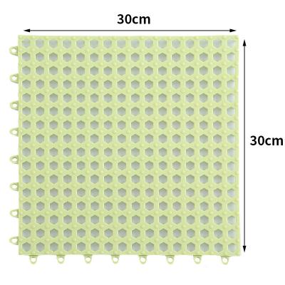 China Durable Spliced ​​Plastic Floor Bathroom Foot Mat PVC Compound Floor Mat Waterproof And Non-Slip Mat for sale