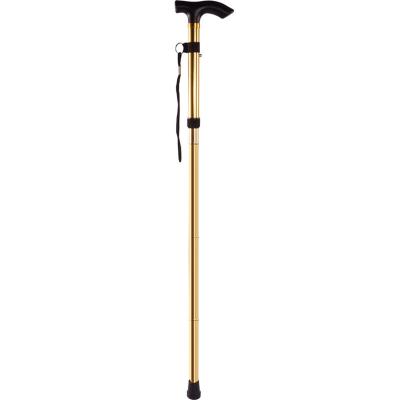 China Elderly Premium Soft Sponge Leather Cane Walking Stick Cane Foldable Cushion Walking Stick for sale