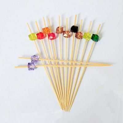 China Hot Selling Disposable Natural Bamboo Stick Sushi And Party Decoration In China for sale