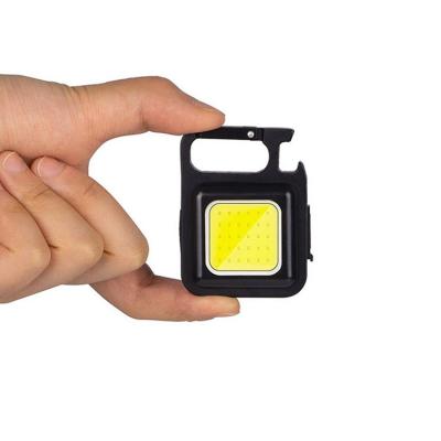 China Archonlite 3 in 1 USB Rechargeable Mini Clip Hook COB LED Worklight &Key Chain Light with Magnet, Bottle Opener WK107 for sale