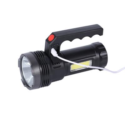 China ABS Archonlite USB Solar Rechargeable Plastic Searchlight Flashlight for sale