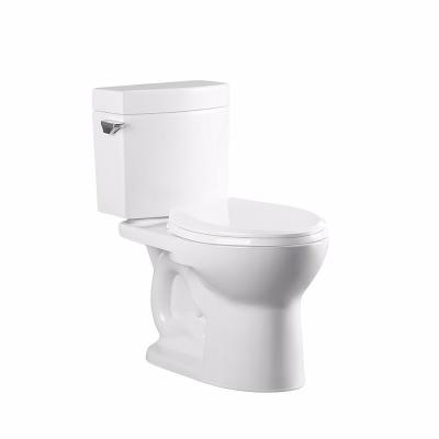 China Hidden Cistern Two Piece White Color Single Row Chrome Plated Side Key Cheap Toilet Cupc for sale