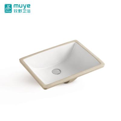 China Hand wash ceramic China supplier UPC rectangular shape soild surface under counter basin for sale