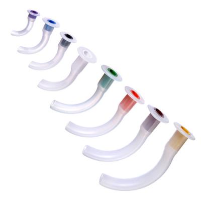 China Medical Disposable Color Coded Oropharyngeal Airway Emergency GUEDEL Airway for sale