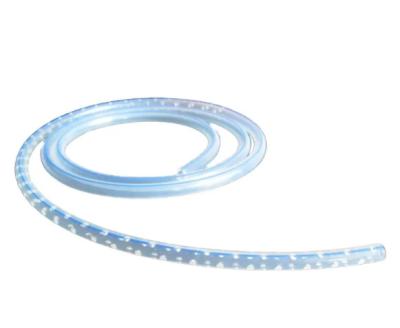 China Round Perforated Drainage Tube Silicone Round Perforated Drains With Multiple Perforations Absorption Cannula for sale