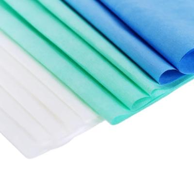 China Custome Medical Disposable Sterilisation Wrap Crepe Paper voor ziekenhuis met goede waterbestandheid en barststerkte Te koop