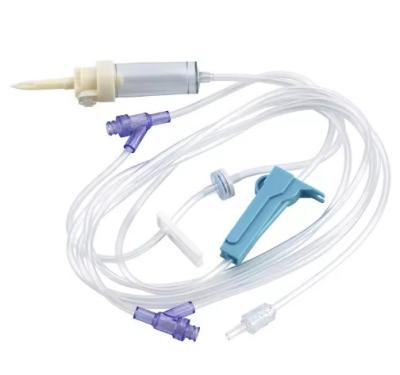 China IV Set Infusion Disposable CE ISO Sterile Gravity Administration Intravenous Iv Infusion Set for sale