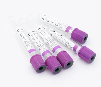 China EDTA Tube Purple Top Sterile Medical Disposable Vacuum Blood Collection Tube For Sale for sale