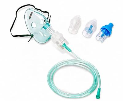 China High Quality Hospital Supply Disposable Breathing sets nebulizer mask For Single Use adult and kit for sale