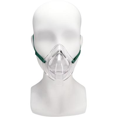 China Wholesale Cheap Prices Transparent Medical Material PVC Oxygen Mask For Hospital With 2.1m Tubing for sale