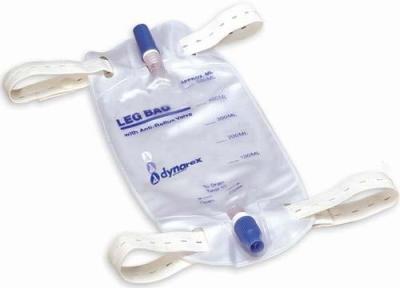 China Medical Disposable Urine Leg Bag Foley Catheter Leg Bag 600ml 750ml 1000ml for sale