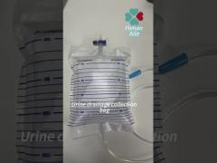 Disposable T-valve push-pull valve urine bag ordinary urine bag online promotion