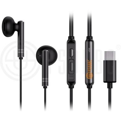 China YT05 In-ear Type C Wired Headset Hot Selling Universal Mobile Handsfree Earphone Wired Earphone With MIC for sale