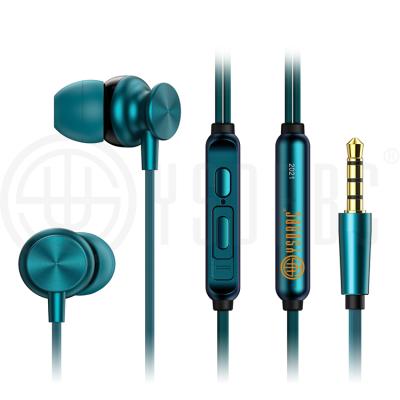 China YS301 New Arrivals In-Ear Earphone Universal 3.5mm Wired Bass Headphone Earphones With Microphone For Mobile Phone for sale