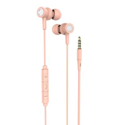 China In-ear 3.5mm Earbuds Noise Canceling Headphones With Microphone Magnetic In-ear Headphones Wired Stereo 3.5mm Jack Earphones for sale