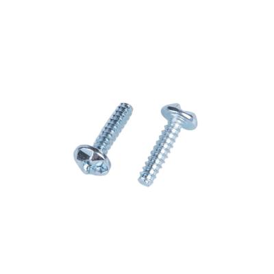 China Pan Carbon Steel Blue Zinc Plated Anti Theft Security Screw for sale