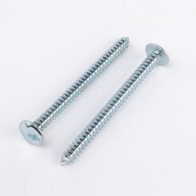 China Blue Zinc Clutch Number Plate Main Clutch Security Screw With Self Thread for sale