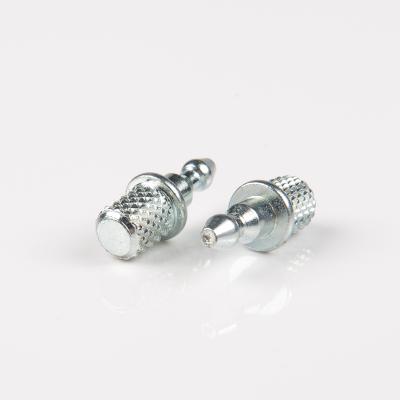 China Flat High Strength Flat Head Knurled Screw for sale