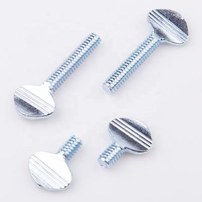 China Manufacturer Supply Custom Carbon Shovel Thumb Screws Galvanized Steel Round Main Hand Racket Tight Thumb Screws for sale