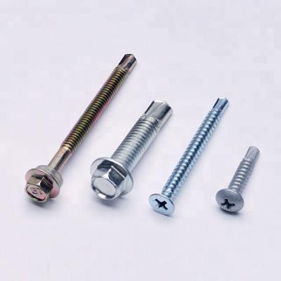 China Steel Sheet Metal Screws Hex Washer Head Self Drilling Screw Bolts for sale