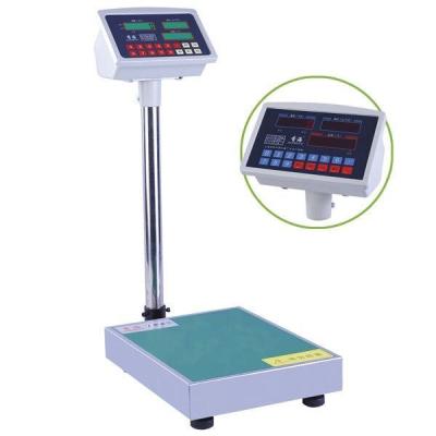 China Stainless / Mild Steel 100kg 300Kg Digital Rating Weight Platform Scale for sale