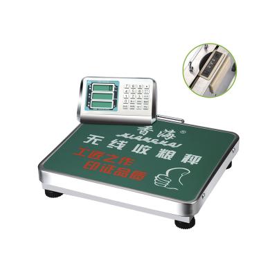 China Commercial and Industrial Wireless Stainless Steel Bench Weight Scale for sale