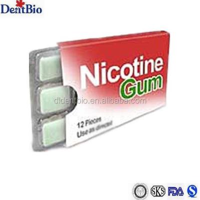 China 1.5g/pc Colorful Chewing Gum Blister Packed Chewing Gum Stop Smoking Brands for sale