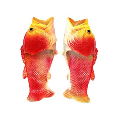 China Fashion trend creative slippers male slippers summer one word tempers fish type plastic wacky slippers for sale