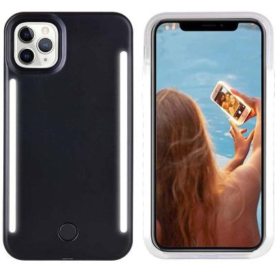 China 100% Custom Fashion Eco-friendly Phone Cases Led Flash Phone Case With Selfie Light For iPhone 11 Max/PRO/XS/XS Max/XR/6/7/8 Plus for sale