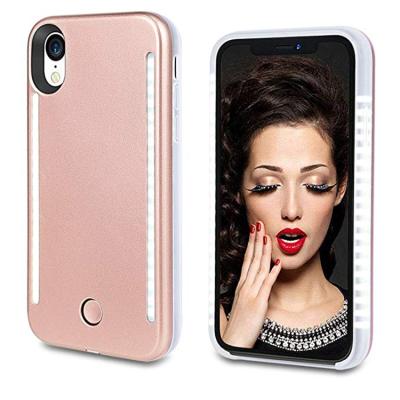 China 100% wholesale eco-friendly phone case luxuries led selfie phone case cover luxury designer phone case for iphone for sale