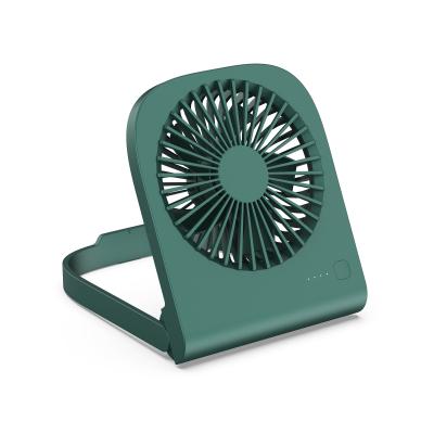 China Protable Mini Small Popular Rechargeable Handheld Mini Battery Powered Folding USB Desktop Fan for sale