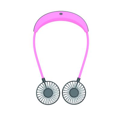 China Portable Hand Held Fans Wholesale Free Rechargeable Portable Hand Mini Air Cooler Hanging Neck Usb Fan for sale