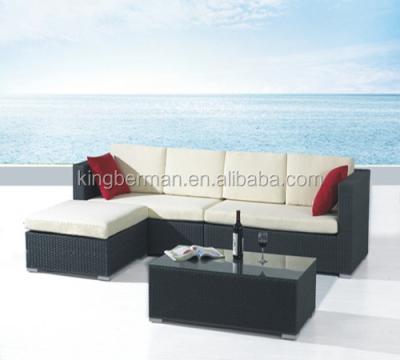 China Foshan Modern Outdoor Furniture Wicker Garden Sofa Set Modern Sofa Set for sale