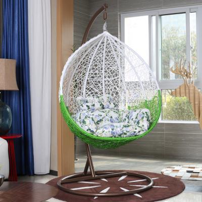 China Modern Indoor Bedroom Swing Chair Patio Swing Adult Set Wicker Hammock Chair for sale