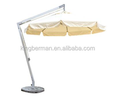 China Modern Luxury Outdoor Sun Umbrella With Marble Base Garden Umbrella for sale