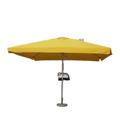 China Large modern outdoor umbrella with marble base 4X4 M for sale