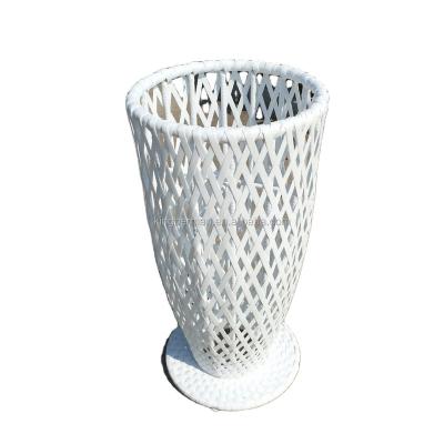 China New Design Modern Rattan Planter Garden Flower Pots Large Size Plastic Planters for sale