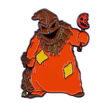 China Halloween The Nightmare Before Christmas Oogie Boogie Brooch Fun Badge Halloween Series Enamel Pins for sale