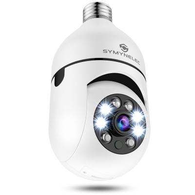 China Video Production/CD Animation Email Bulb Security Camera SYMYNELEC (MPEG-1 Video Capture) 360 Degree Pan/Tilt Panoramic IP Camera, 2.4GHz Smart Home Surveillance Cam wit 1080P Wi-Fi for sale