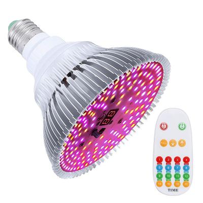 China Seed Start Led Grow Light Bulb With 4 Dimmable Levels Timing Function, Balanced Spectrum, E26/E27 Socket, Lamp For Indoor Vege for sale