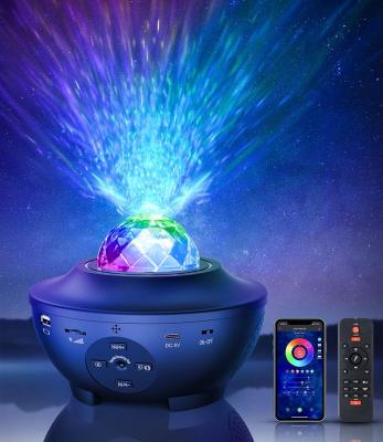 China Contemporary nihjt projector water wave and star effects, APP speaker, remote control, party room decoration light for sale