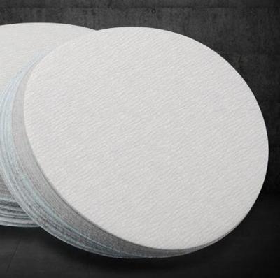 China High Performance Premium 6 Inch 150 Mm Coated Non-Clogging Sandpaper Disc For Wood Polishing, Paint Removal, 100pcs/box for sale