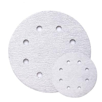 China High Efficiency Self-Sharpening 3inch 4inch 5inch Coated Alumina Sanding Discs For Finish Polishing And Grinding Wood, Metal, Cars 100pcs/box for sale