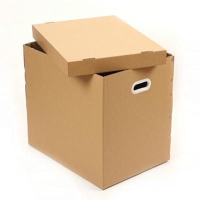 China Recycled Materials Competitive Price Cardboard Paper Box Environmental Friendly Eco Corrugated Box Cardboard for sale