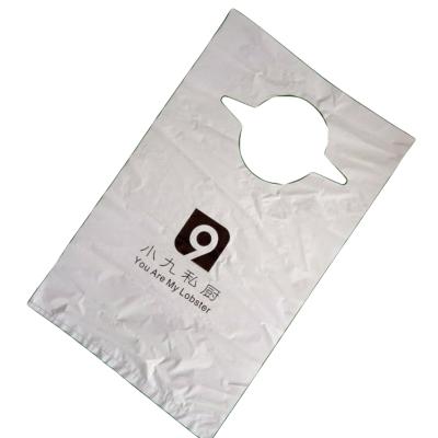 China Custom Disposable Compostable Biodegradable Adult Drink/Food Bibs For Restaurant for sale