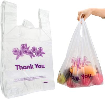 China Business& Buying Custom Thank You Plastic Bag Biodegradable Plastic Shopping Bag Environmental Friendly Plastic Bags for sale