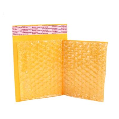 China Factory Wholesale Custom Shockproof Shipping Kraft Paper Self Sealing Bubble Bag Shock Resistance Bag for sale