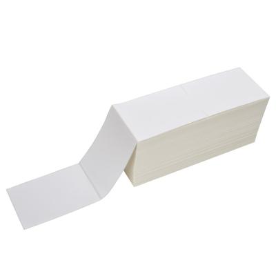 China Wholesale Heat Sensitive For Thermal Label Printer Foldable Strong Adhesive Thermal Shipping Labels for sale